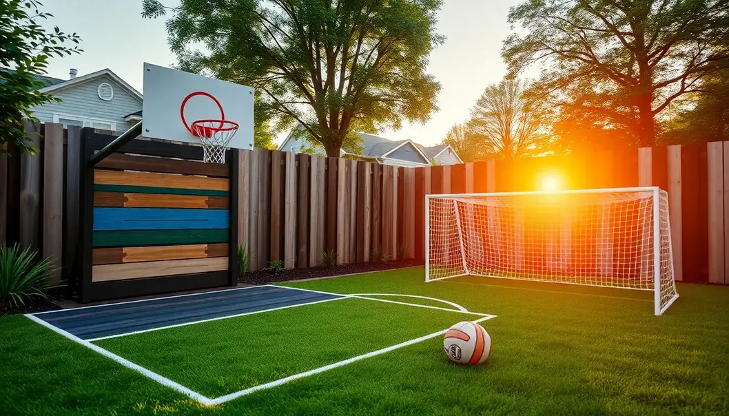Transform your backyard into a vibrant sports haven.