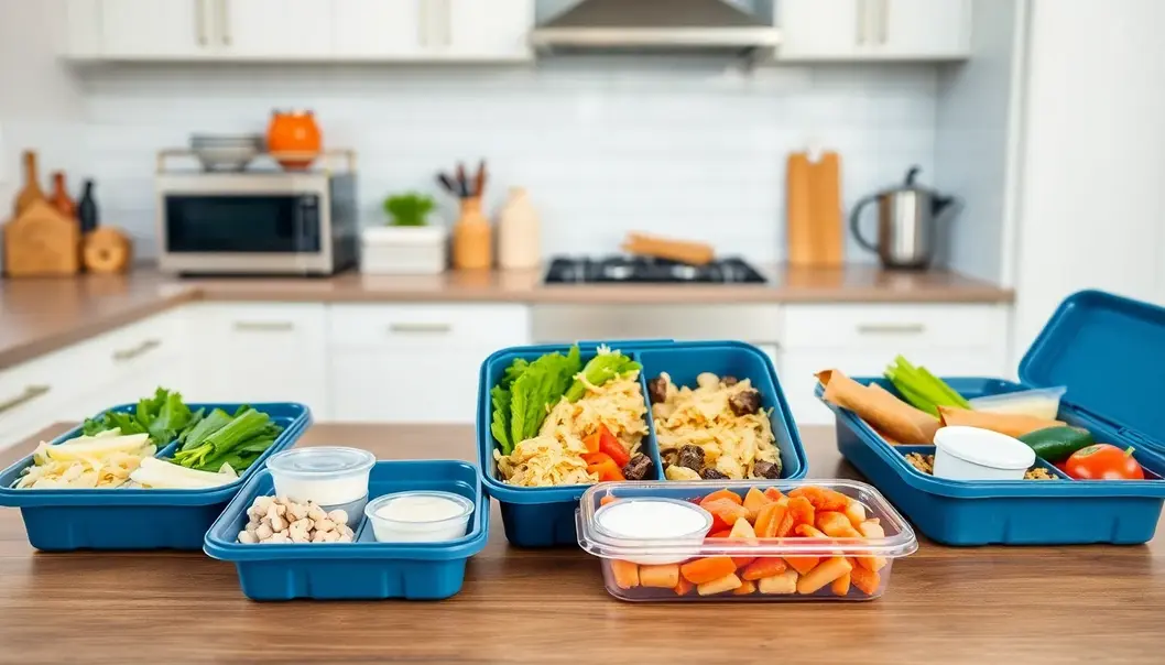 A diverse array of fermented foods rich in probiotics.